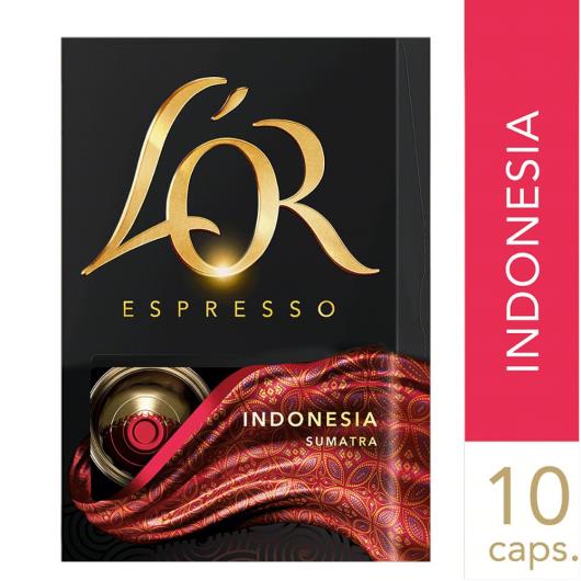 Café em Cápsula Torrado e Moído Espresso Indonésia L'or Origins Collection Caixa 10 Unidades - Imagem em destaque