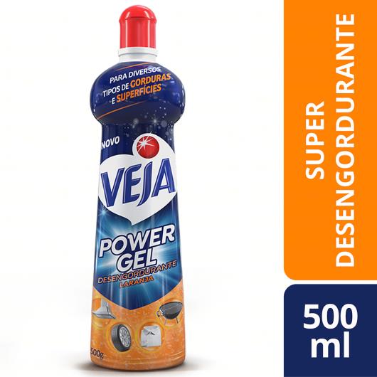 Limpador Veja Desengordurante Power Gel Laranja 500g - Imagem em destaque