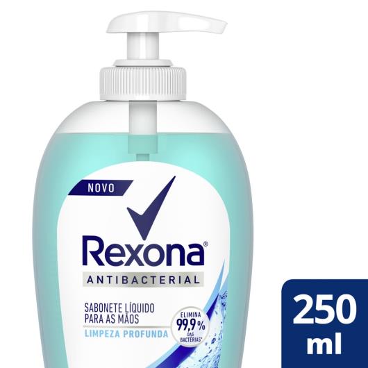 Sabonete Líquido Para as Mãos Rexona Limpeza Profunda Elimina 99% das bactérias 250ml - Imagem em destaque