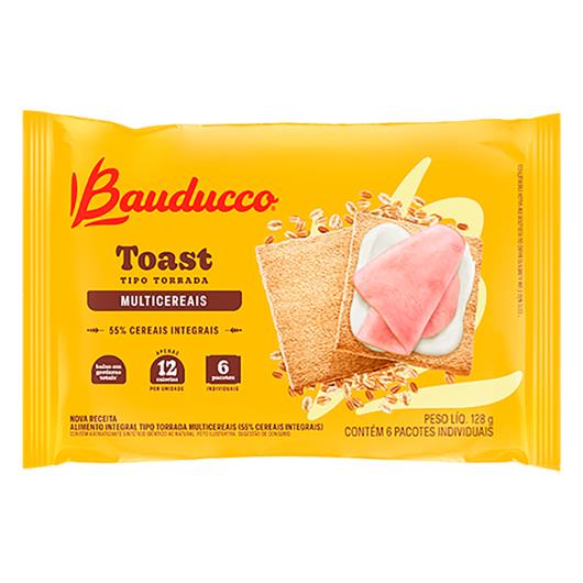Toast Multicereais 55% Integral Bauducco 128g - Imagem em destaque