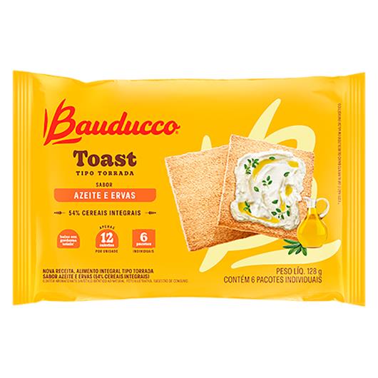 Toast Bauducco Azeite e Ervas 54% Integral 128g - Imagem em destaque
