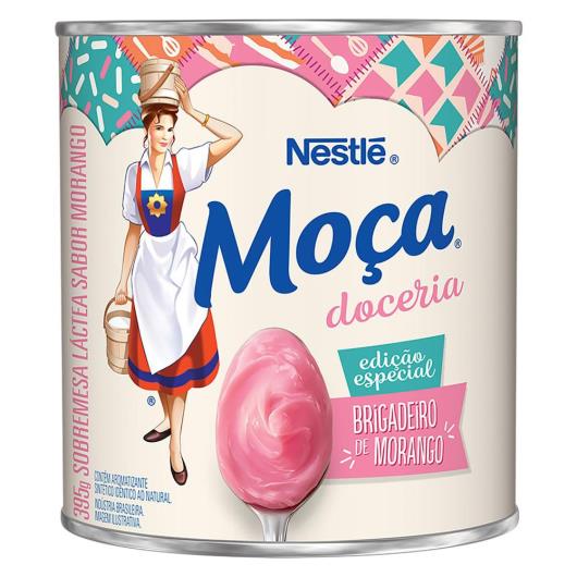 Sobremesa Láctea Moça brigadeiro de morango 395g - Imagem em destaque