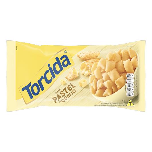 Salgadinho De Trigo Pastel De Queijo Torcida Petisco De Boteco Pacote 70G - Imagem em destaque