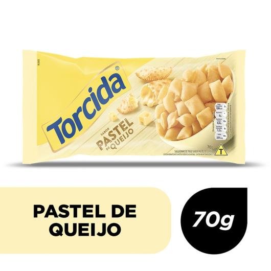 Salgadinho De Trigo Pastel De Queijo Torcida Petisco De Boteco Pacote 70G - Imagem em destaque