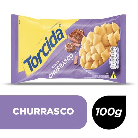 Salgadinho De Trigo Churrasco Torcida Pacote 100G - Imagem em destaque