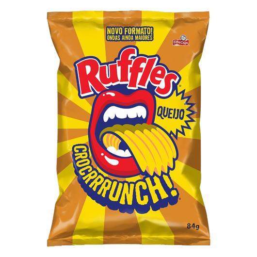 Batata Frita Ondulada Queijo Elma Chips Ruffles Pacote 84G - Imagem em destaque