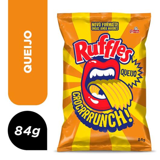 Batata Frita Ondulada Queijo Elma Chips Ruffles Pacote 84G - Imagem em destaque
