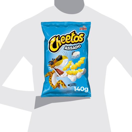 Salgadinho De Milho Onda Requeijão Elma Chips Cheetos Pacote 140G - Imagem em destaque