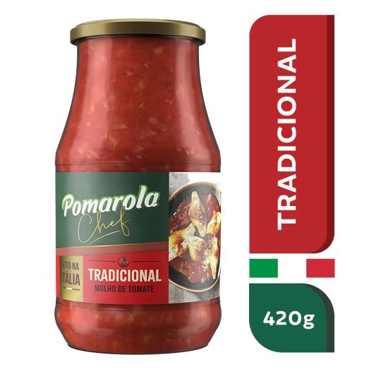 Molho Tomate Pomarola Tradicional Vidro 420G - Imagem em destaque