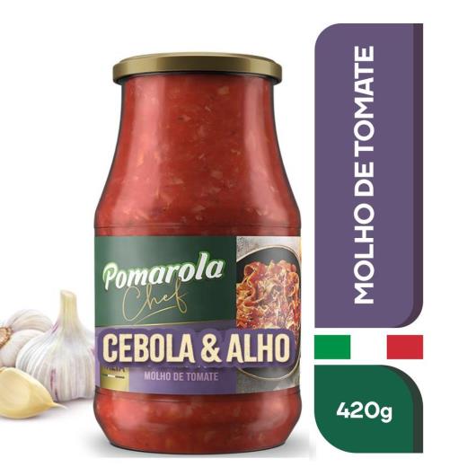 Molho Tomate Pomarola Cebola e Alho Vidro 420G - Imagem em destaque
