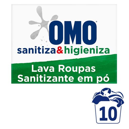 Sabão em Pó Omo Lavagem Perfeita Sanitiza & Higieniza 800g - Imagem em destaque