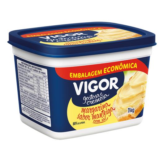 Margarina Vigor sabor manteiga Embalagem Econônimca 1kg - Imagem em destaque