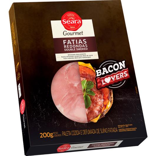 Paleta Seara gourmet smoked pork rounds Cozido - 200g - Imagem em destaque