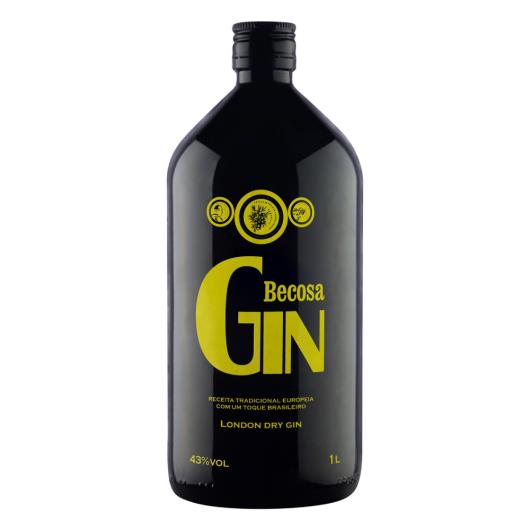 Gin London Dry Becosa Garrafa 1l - Imagem em destaque