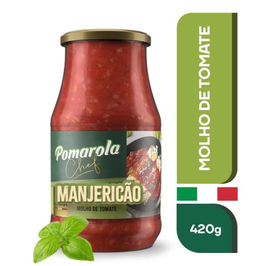 Molho tomate Pomarola manjericão chef Vidro - 420g - Imagem em destaque