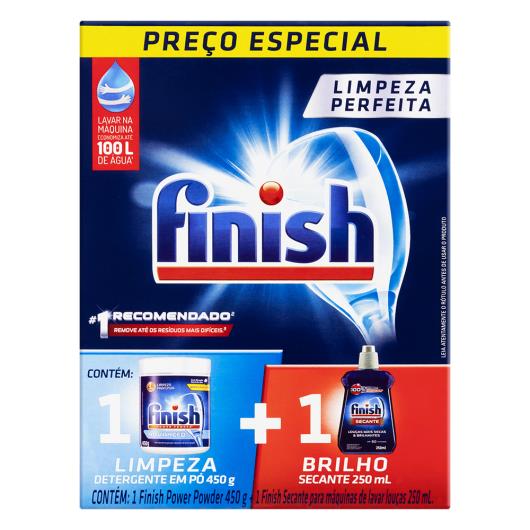 Kit Detergente+Secante Finish limpeza perfeita Preço Especial - unidade - Imagem em destaque