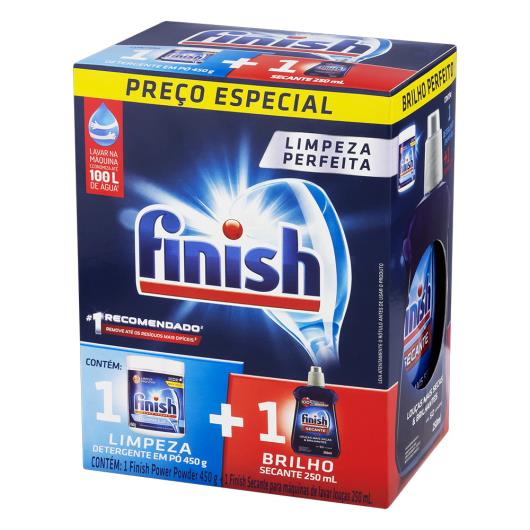 Kit Detergente+Secante Finish limpeza perfeita Preço Especial - unidade - Imagem em destaque