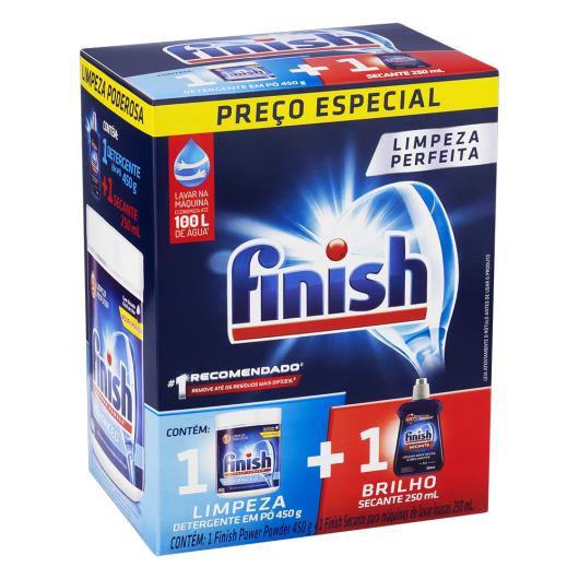 Kit Detergente+Secante Finish limpeza perfeita Preço Especial - unidade - Imagem em destaque