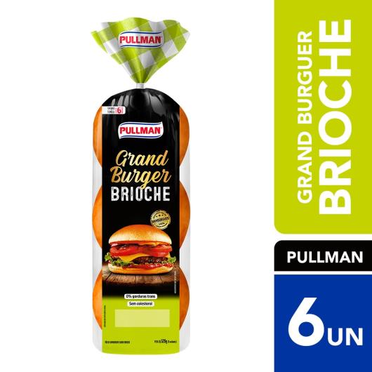 Pão de Hambúrguer Grand Burger Brioche Pullman 520g - Imagem em destaque