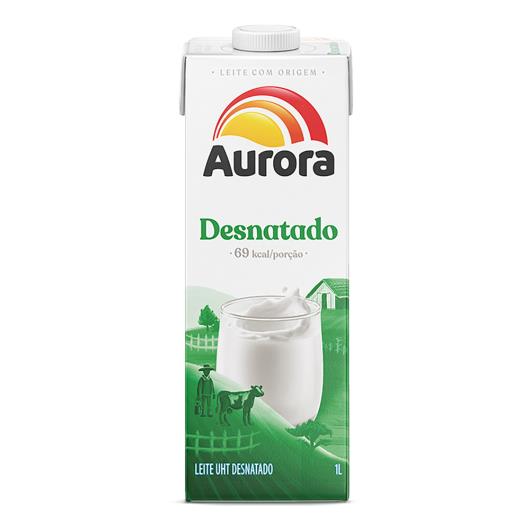 Leite UHT Desnatado Aurora 1l - Imagem em destaque