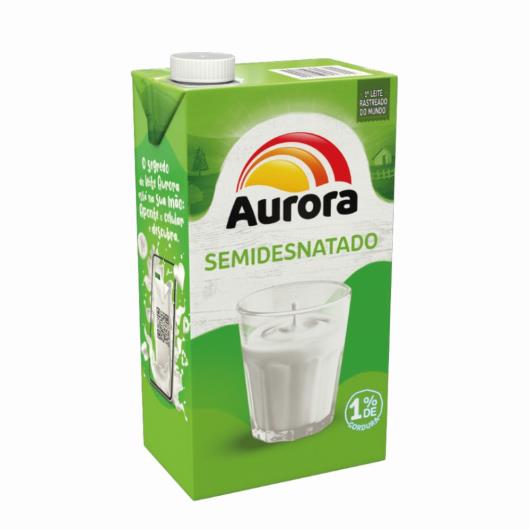 Leite UHT Semidesnatado Aurora 1l - Imagem em destaque