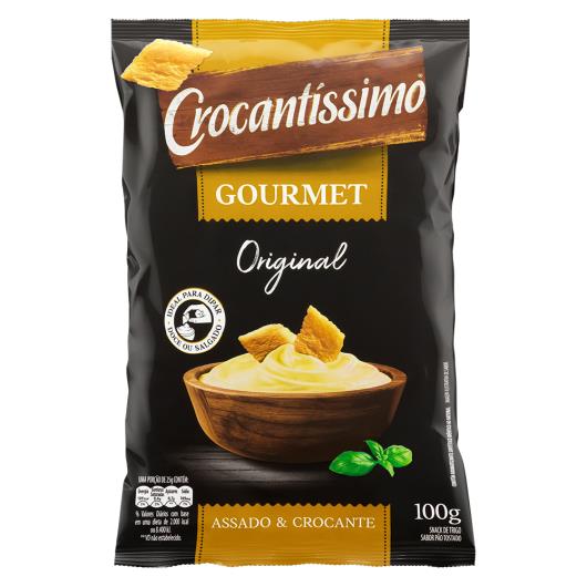 Snack Crocantíssimo gourmet original 100g - Imagem em destaque