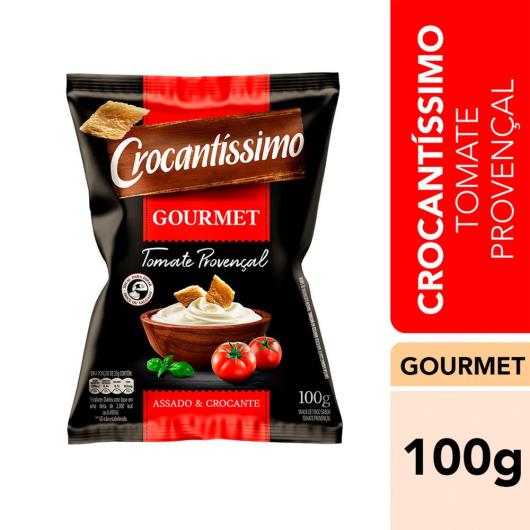 Snack Crocantíssimo gourmet tomate provençal 100g - Imagem em destaque