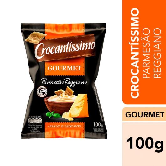 Snack Crocantíssimo gourmet parmesão reggiano 100g - Imagem em destaque