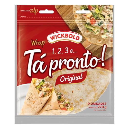 Pão tortilha Wickbold wrap tá pronto original 270g - Imagem em destaque