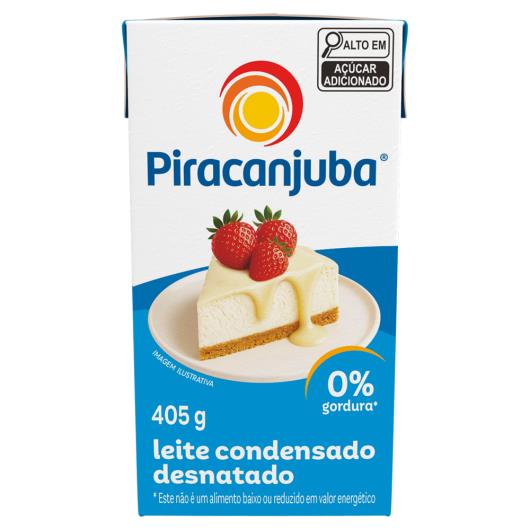 Leite Condensado Desnatado Piracanjuba 405g - Imagem em destaque