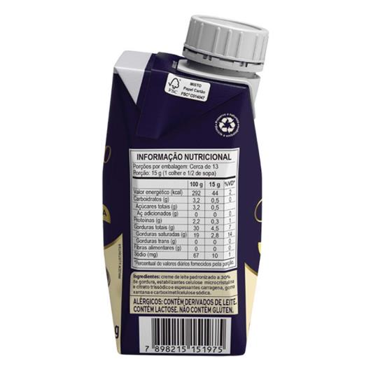 Creme de leite gourmet Piracanjuba 200g - Imagem em destaque