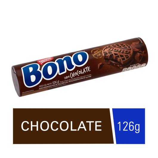 Biscoito recheado Bono chocolate 126g - Imagem em destaque