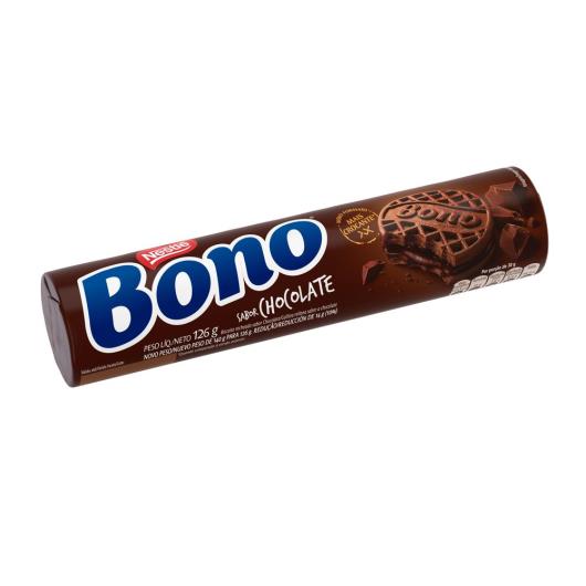 Biscoito recheado Bono chocolate 126g - Imagem em destaque