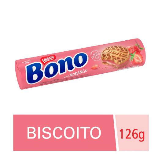 Biscoito recheado Bono morango 126g - Imagem em destaque