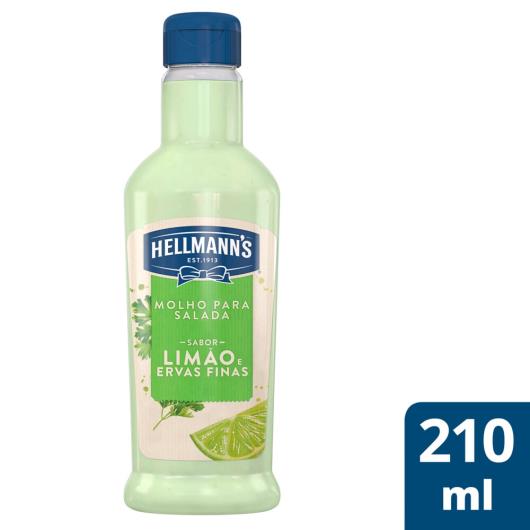 Molho de Salada Hellmann's Limão e Ervas Finas 210 mL - Imagem em destaque