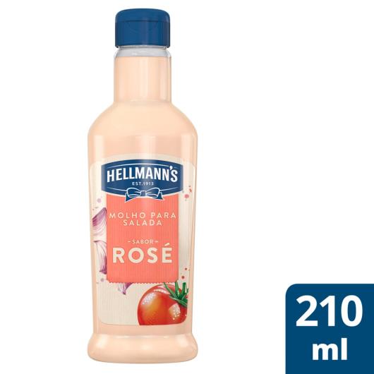 Molho para Salada Hellmann's Rosé 210 mL - Imagem em destaque