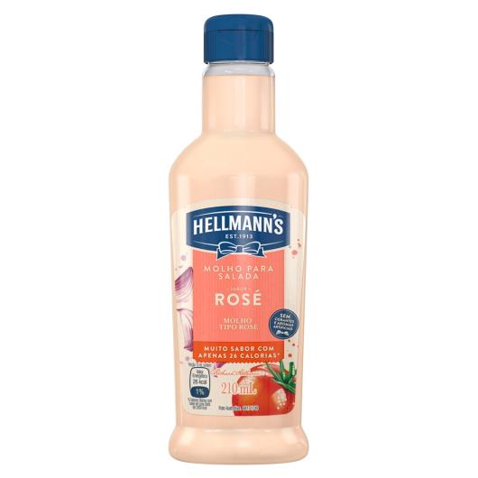 Molho para Salada Hellmann's Rosé 210 mL - Imagem em destaque