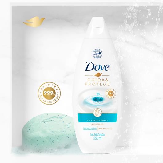 Sabonete Liquido Dove Cuida & Protege Antibacteriano 250ml - Imagem em destaque