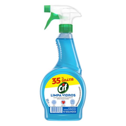 Limpa Vidros Cif com borrifador 35% grátis - 500ml - Imagem em destaque