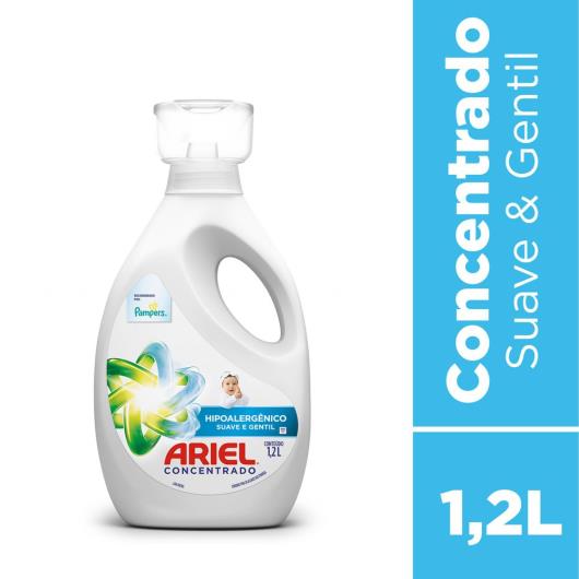 Sabão Líquido Ariel Suave e Gentil Concentrado 1,2L - Imagem em destaque