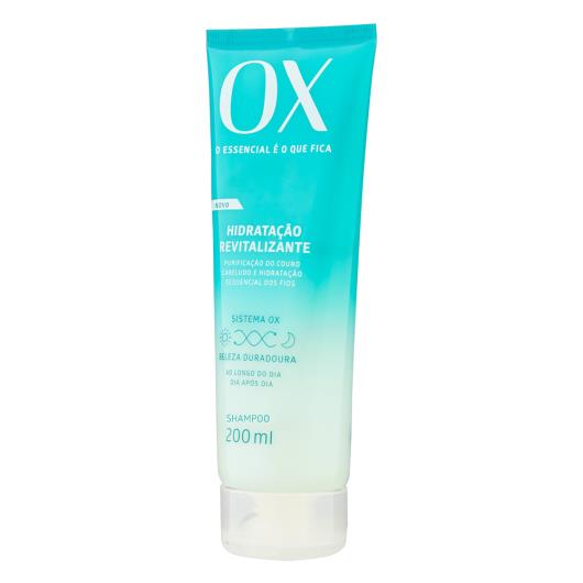 Shampoo OX Cosméticos Hidratação Revitalizante Bisnaga 200ml - Imagem em destaque