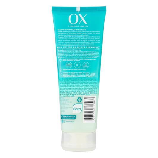 Shampoo OX Cosméticos Hidratação Revitalizante Bisnaga 200ml - Imagem em destaque