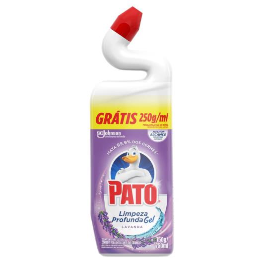 Pato Limpador Sanitário Lavanda Leve 750ml Pague 500ml - Imagem em destaque