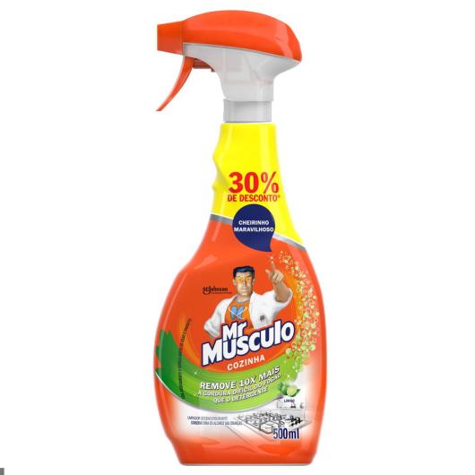 Limpador Desengordurante Cozinha Limão Mr.Músculo 30% De Desconto - 500ml - Imagem em destaque