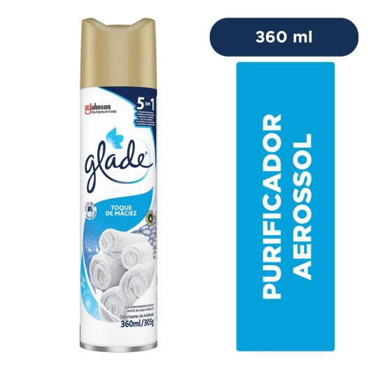 Desodorizador Glade Aerossol Toque de Maciez 360ml - Imagem em destaque
