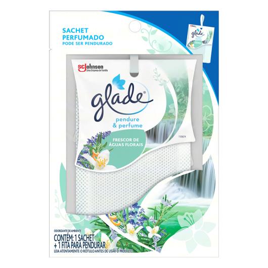 Odorizador Glade Frescor De Águas Florais 1 Sachê + 1 Fita Para Pendurar - Unidade - Imagem em destaque