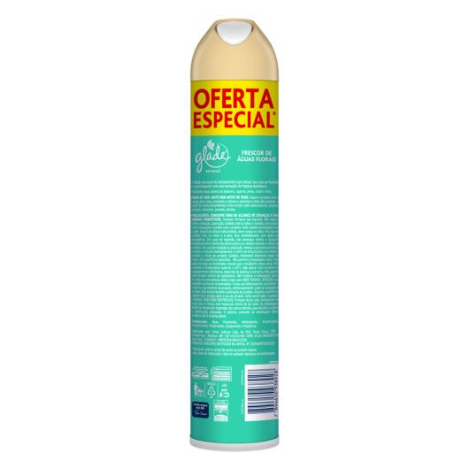 Odorizador de Ambiente Aerossol Frescor de Águas Florais Glade Frasco 360ml Spray - Imagem em destaque