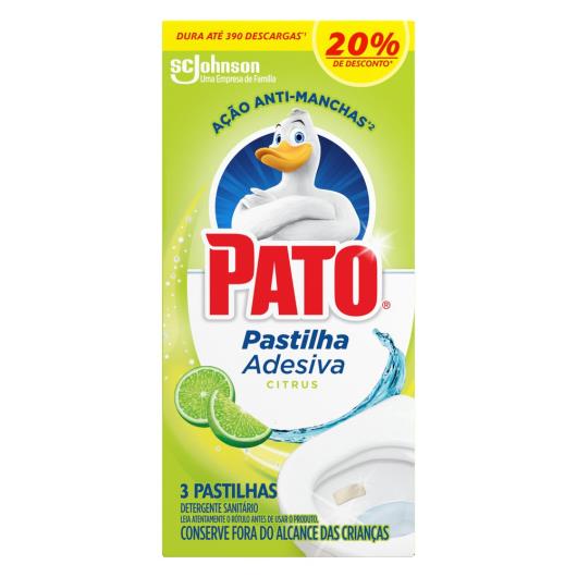 Pato Pastilha Adesiva Citrus C/ 3un Com 20% Desconto - Imagem em destaque