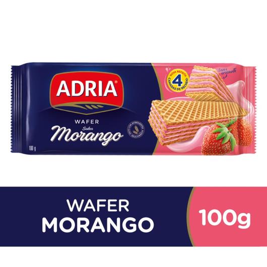 Wafer Adria morango 100g - Imagem em destaque