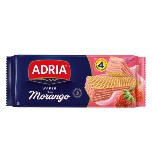 Wafer Adria morango 100g - Imagem em destaque